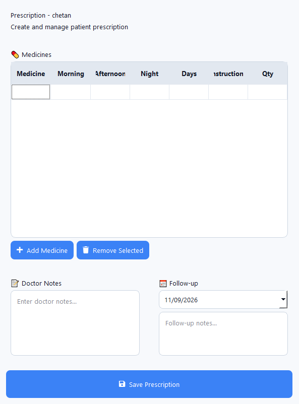 NexClinic ERP screenshot 6
