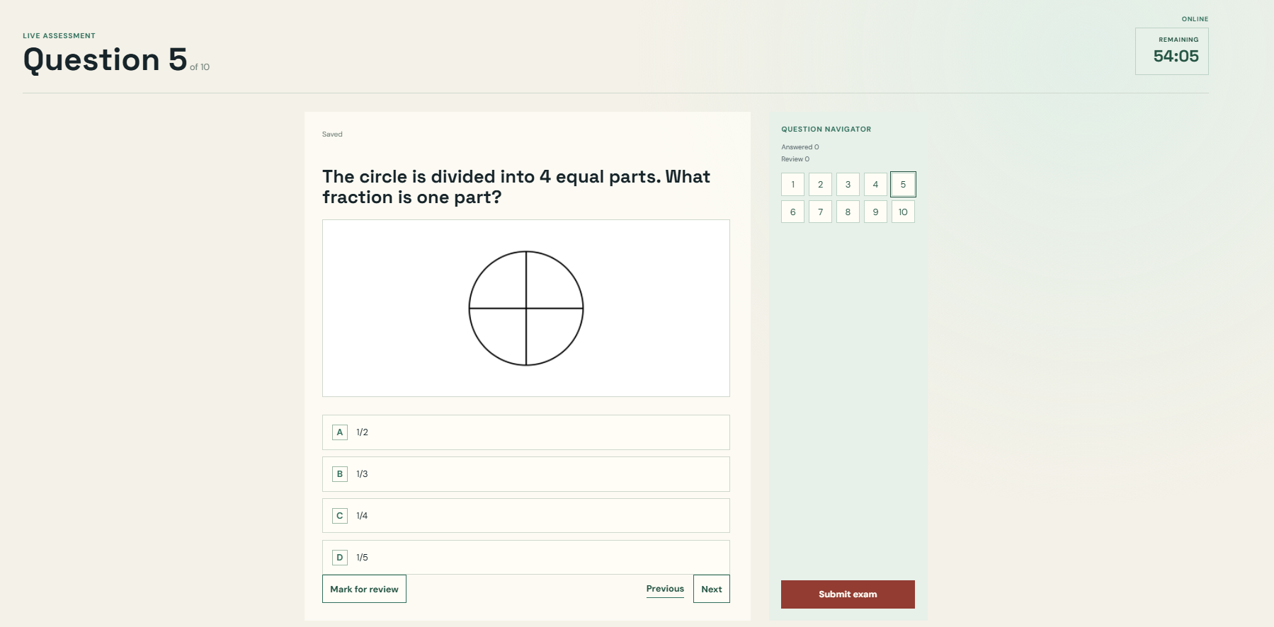 Online Examination screenshot 7